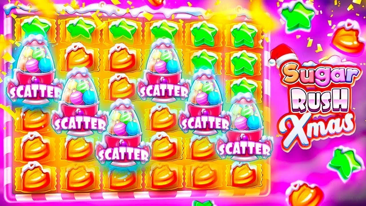 Sugar Rush Xmas слот Шугар Раш Кристмас новогодний